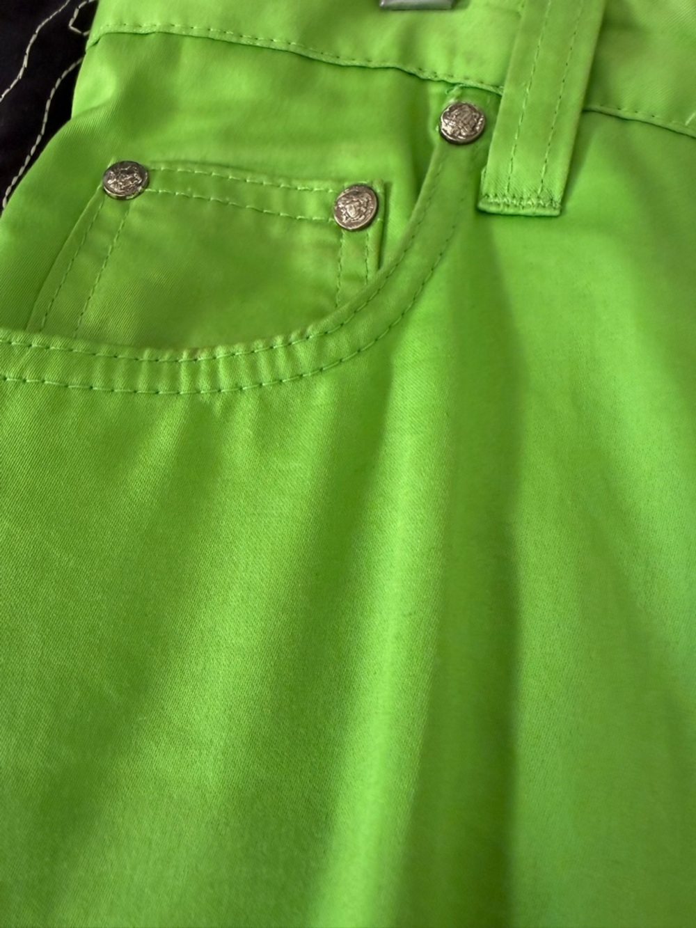 Versace Neon Green Women's Jeans